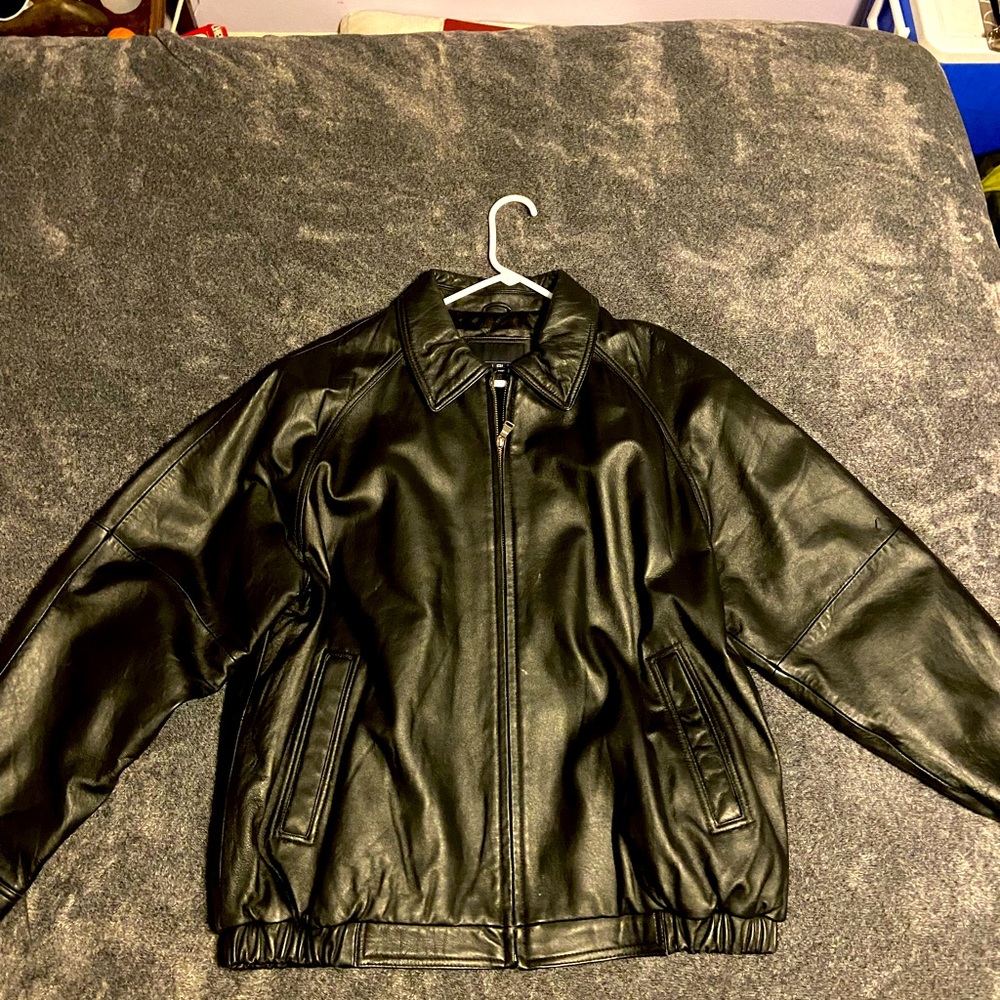 Bill blass leather jacket